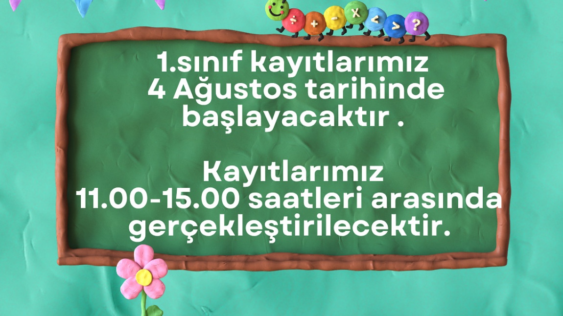 1.Sınıf Kayıtlarımız 